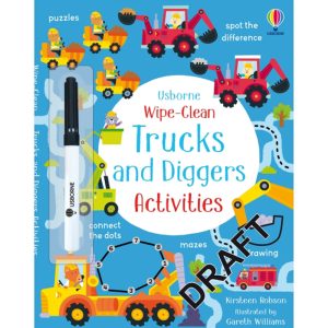 Wipe-Clean Trucks & Diggers Activities