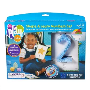 Educational Insights Playfoam® Sensory Dough – Shape & Learn Numbers Set