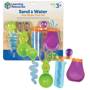 Learning Resources Sand & Water Fine Motor & Sensory Play Tool Set
